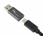 Preview: DINIC Adapter, USB A Stecker auf USB C Buchse, 3 Stück Alu, space grey